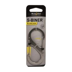 NiteIze S-Biner SlideLock #4 (Stainless Steel) 7 NiteIze S-Biner SlideLock #4 (Stainless Steel) -BioLite Shop go 000912 z