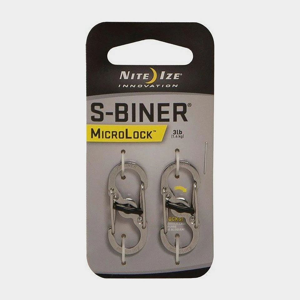 NiteIze S-Biner MicroLock (Black) 3 NiteIze S-Biner MicroLock (Black)