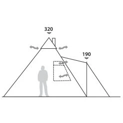 Robens Kiowa 10 Person Tipi Tent -BioLite Shop go 044108 g