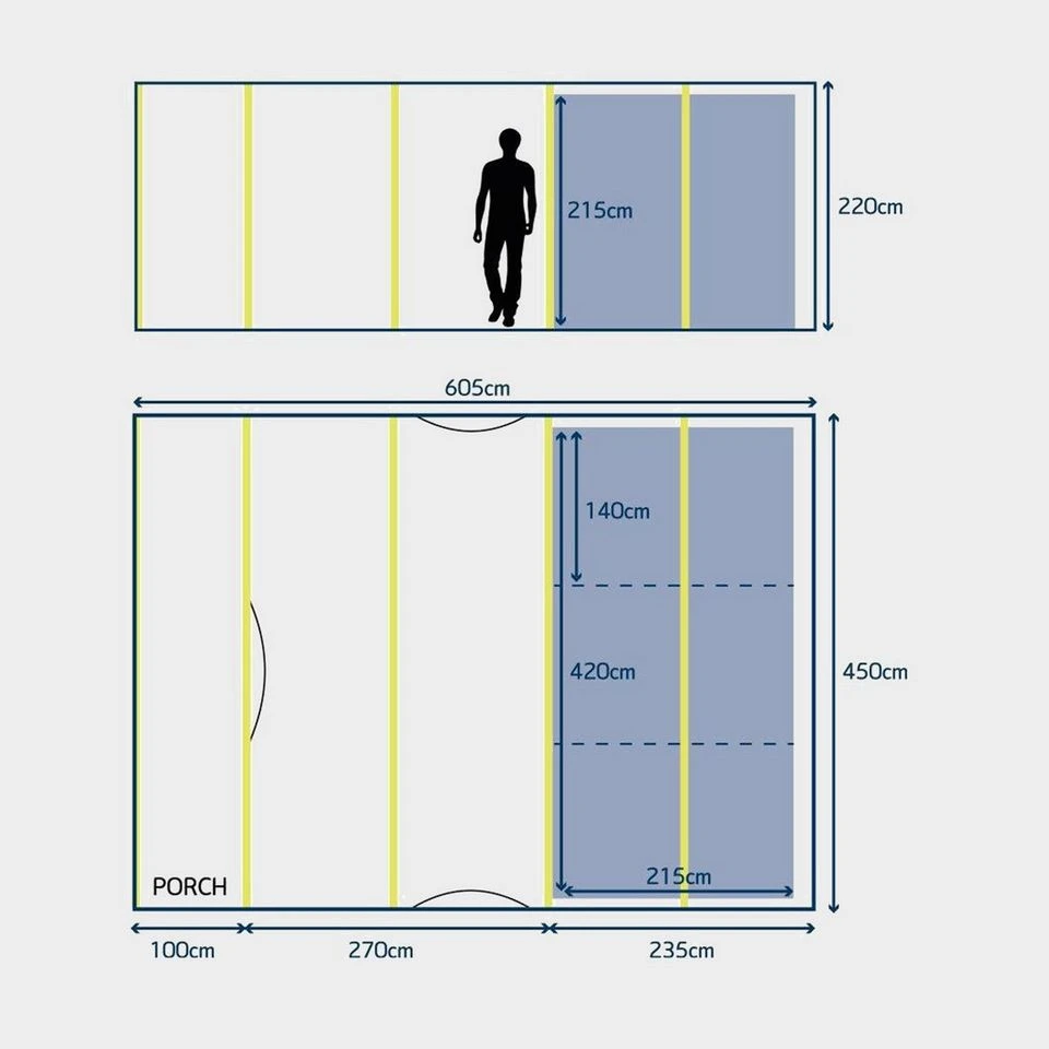Berghaus Air 6 XL Air Tent 4 Berghaus Air 6 XL Air Tent - Image 2