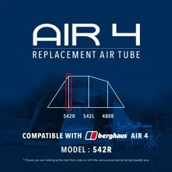 Eurohike Air 4 Replacement Air Tube (Front - 542R) 7 Eurohike Air 4 Replacement Air Tube (Front - 542R) -BioLite Shop go 190059 z