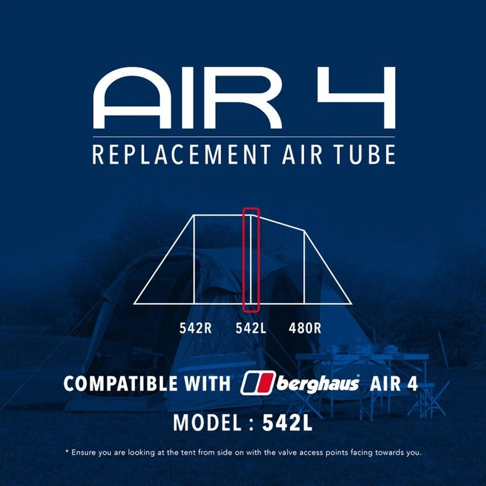 Eurohike Air 4 Replacement Air Tube (Middle - 542L) 5 Eurohike Air 4 Replacement Air Tube (Middle - 542L) - Image 3
