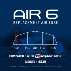 Eurohike Air 6 Replacement Air Tube (Front 452R) 7 Eurohike Air 6 Replacement Air Tube (Front 452R) -BioLite Shop go 190070 z