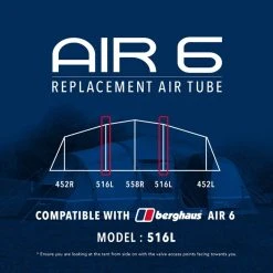 Eurohike Air 6 Tent Replacement Air Tube - 516L