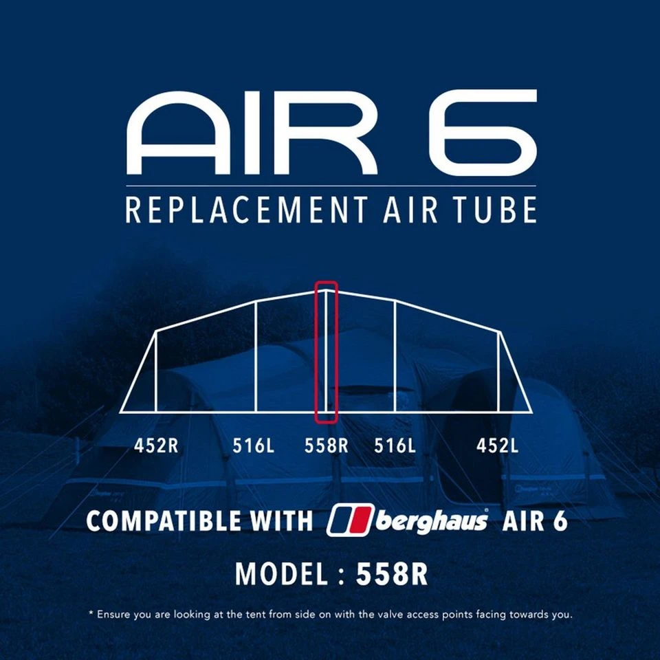 Eurohike Air 6 Replacement Air Tube (Middle - 558R) 5 Eurohike Air 6 Replacement Air Tube (Middle - 558R) - Image 3