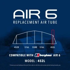Eurohike Air 6 Replacement Air Tube (End - 425L) 7 Eurohike Air 6 Replacement Air Tube (End - 425L) -BioLite Shop go 190077 z