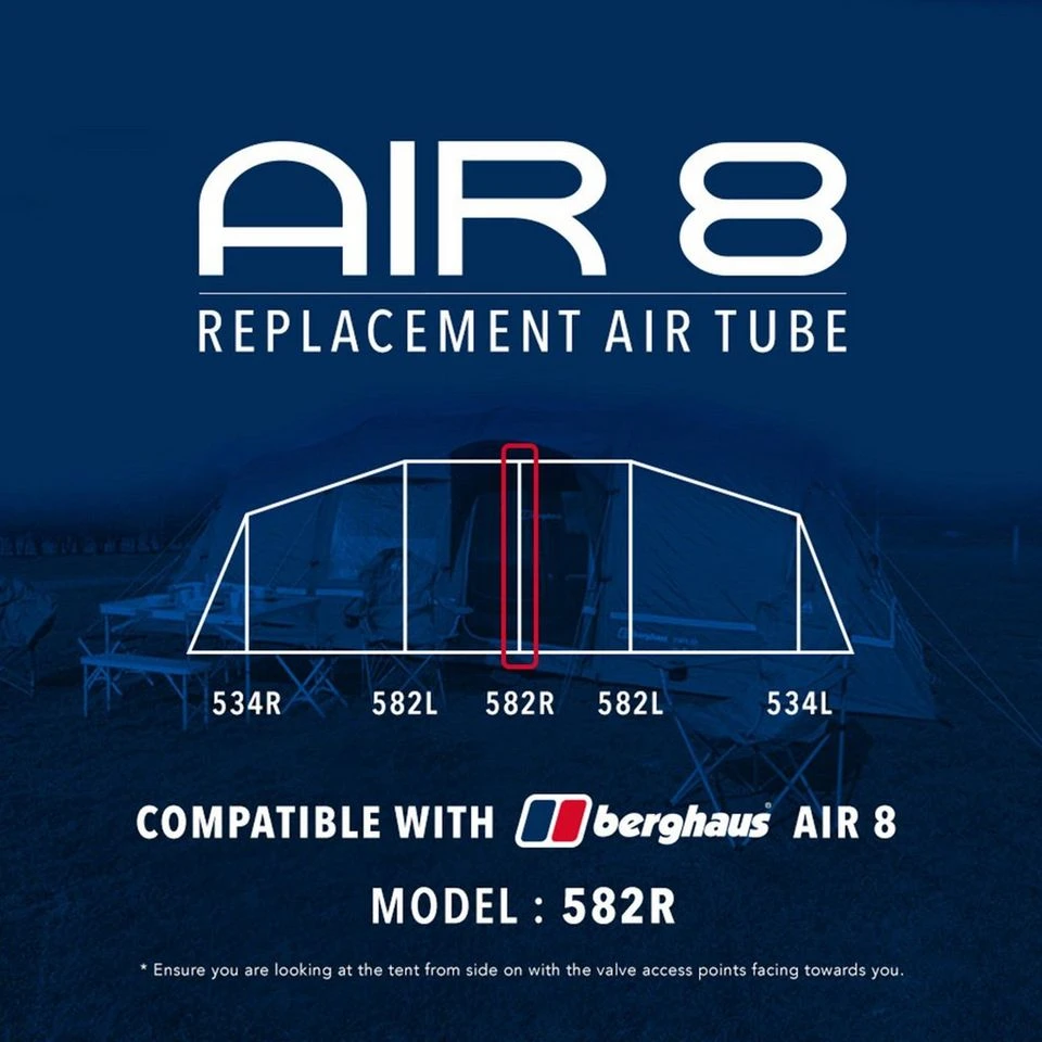 Eurohike Air 8 Replacement Air Tube (582R) 5 Eurohike Air 8 Replacement Air Tube (582R) - Image 3