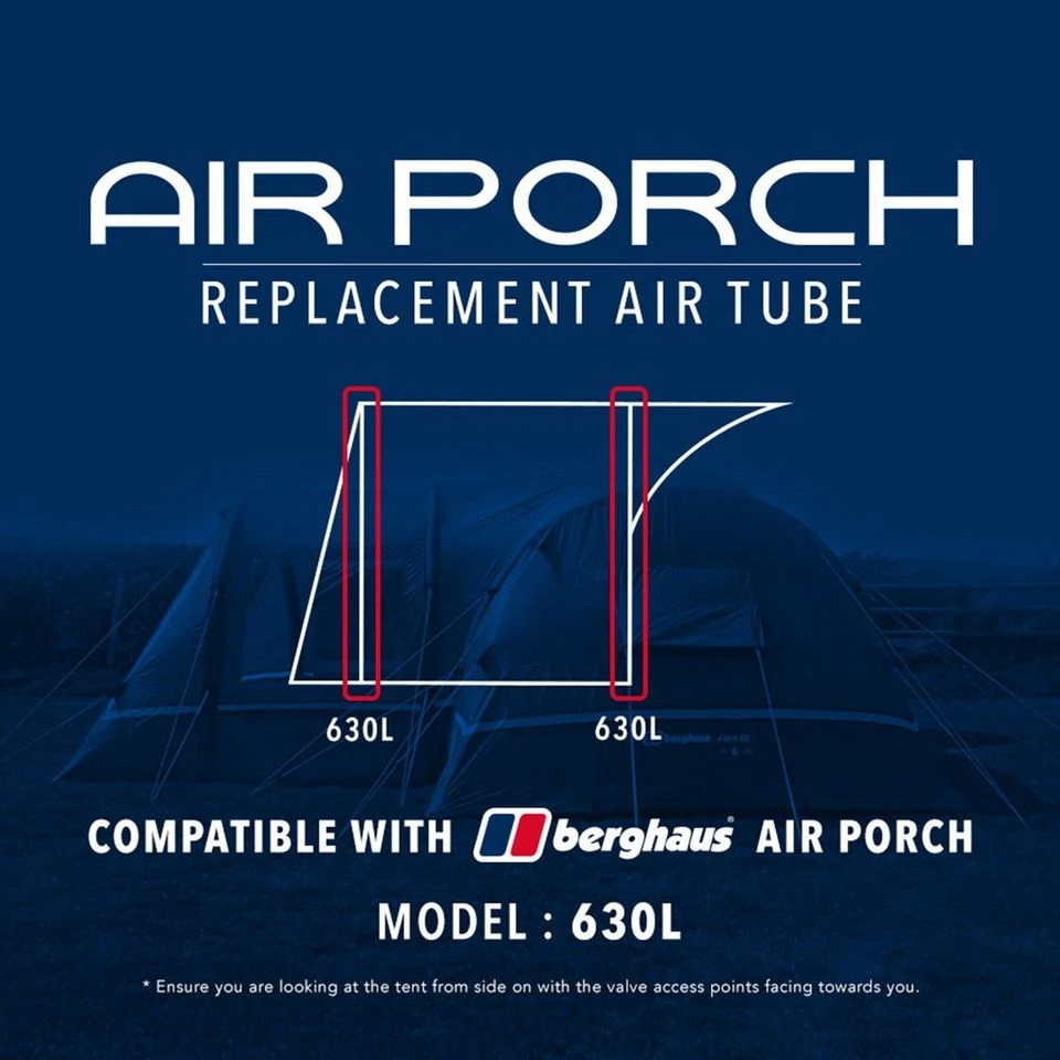 Eurohike Air Porch Replacement Air Tube 630L 5 Eurohike Air Porch Replacement Air Tube 630L - Image 3