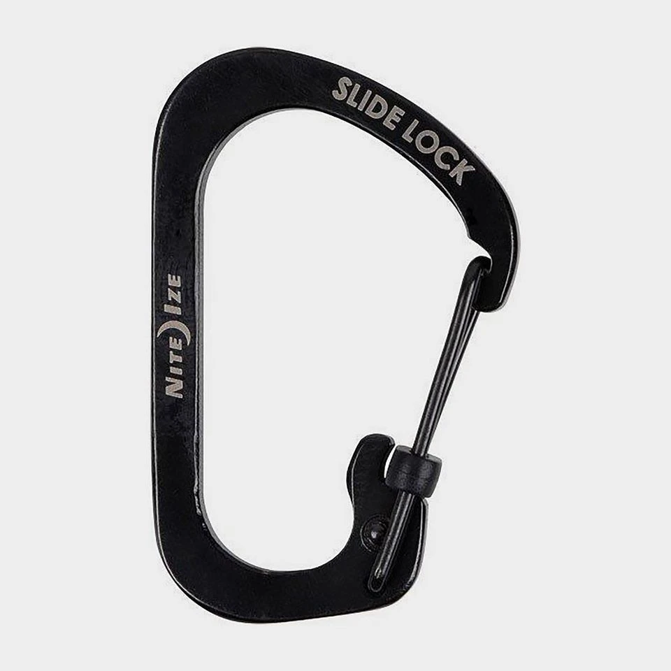 NiteIze SlideLock Carabiner #2 (Black) 3 NiteIze SlideLock Carabiner #2 (Black)