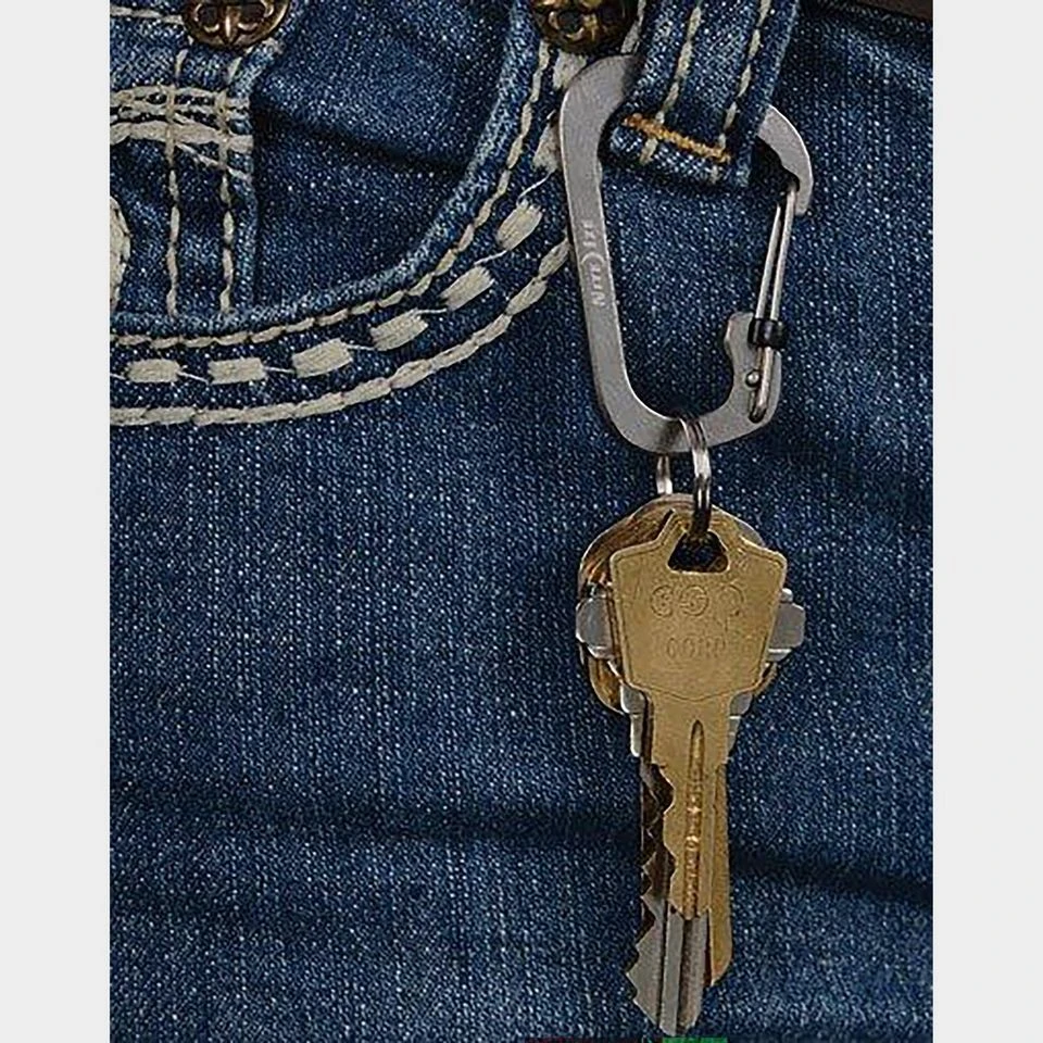 NiteIze SlideLock Carabiner #2 (Black) 4 NiteIze SlideLock Carabiner #2 (Black) - Image 2