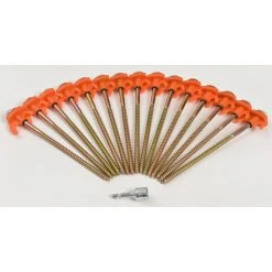 Hi Gear Screw Tent Pegs (Hexagonal Head) 8 Hi Gear Screw Tent Pegs (Hexagonal Head) -BioLite Shop go 324747 b