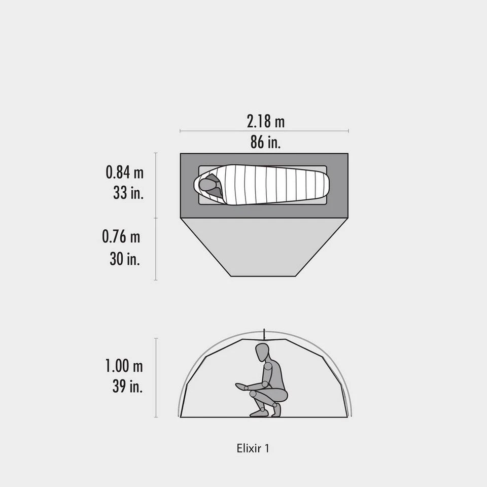 MSR Elixir™ 1 Backpacking Tent 4 MSR Elixir™ 1 Backpacking Tent - Image 2
