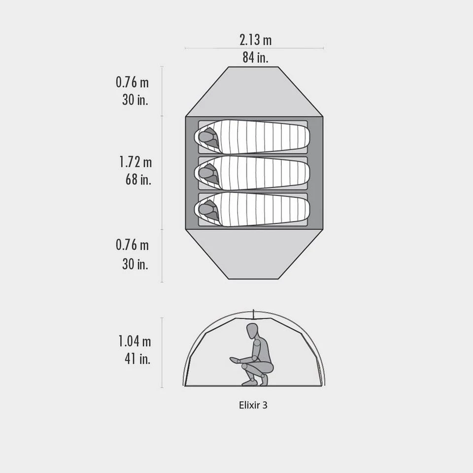 MSR Elixir 3 Tent 4 MSR Elixir 3 Tent - Image 2