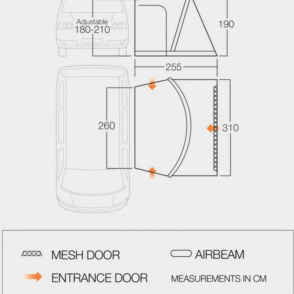 Vango Elwood Low Van Awning 7 Vango Elwood Low Van Awning - Image 5