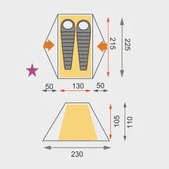 OEX Rakoon II Person Tent -BioLite Shop go 351724 b