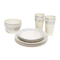 Hi Gear 16 Piece Bamboo Tableware Set -BioLite Shop go 360728 z