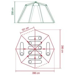 Coleman Octagon Blackout Tent 11 Coleman Octagon Blackout Tent -BioLite Shop go 363770 b