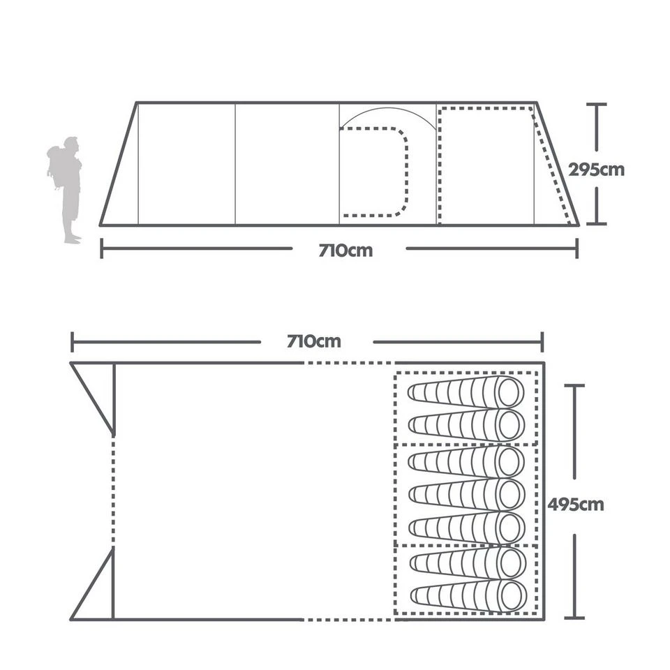 Berghaus Freedom 7 Nightfall Tent 4 Berghaus Freedom 7 Nightfall Tent - Image 2