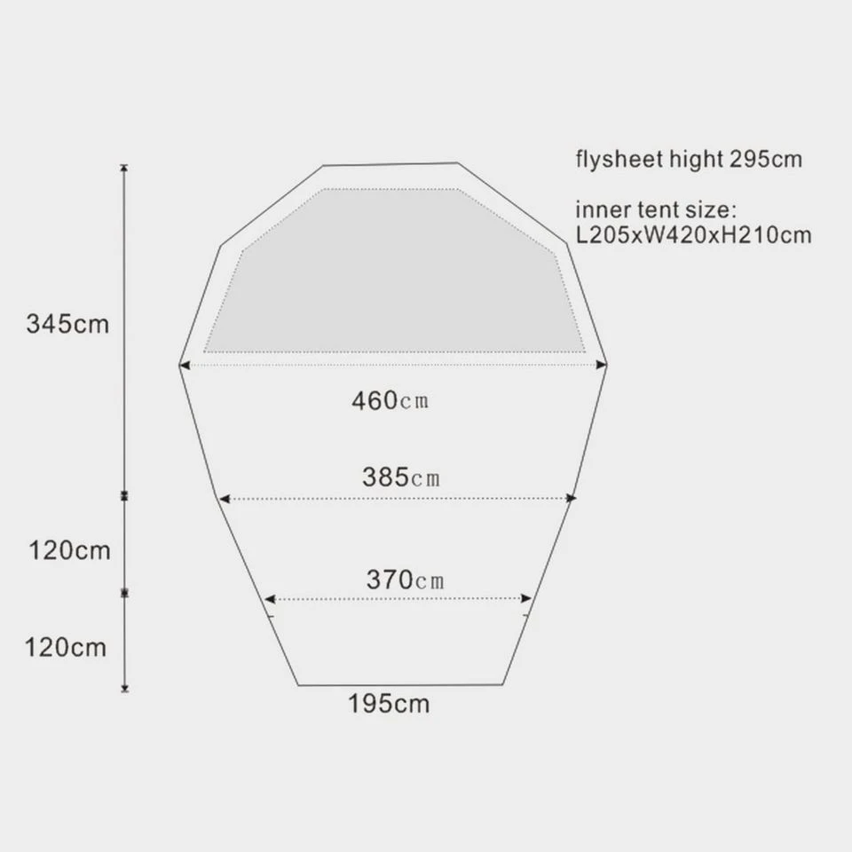 Hi Gear Lavvu Air Elite Tipi Tent 4 Hi Gear Lavvu Air Elite Tipi Tent - Image 2