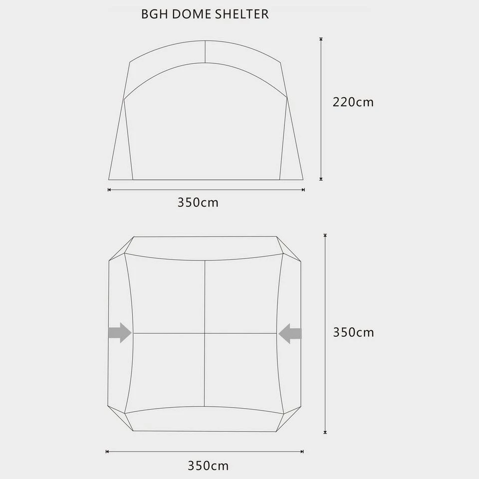 Berghaus Dome Shelter 4 Berghaus Dome Shelter - Image 2
