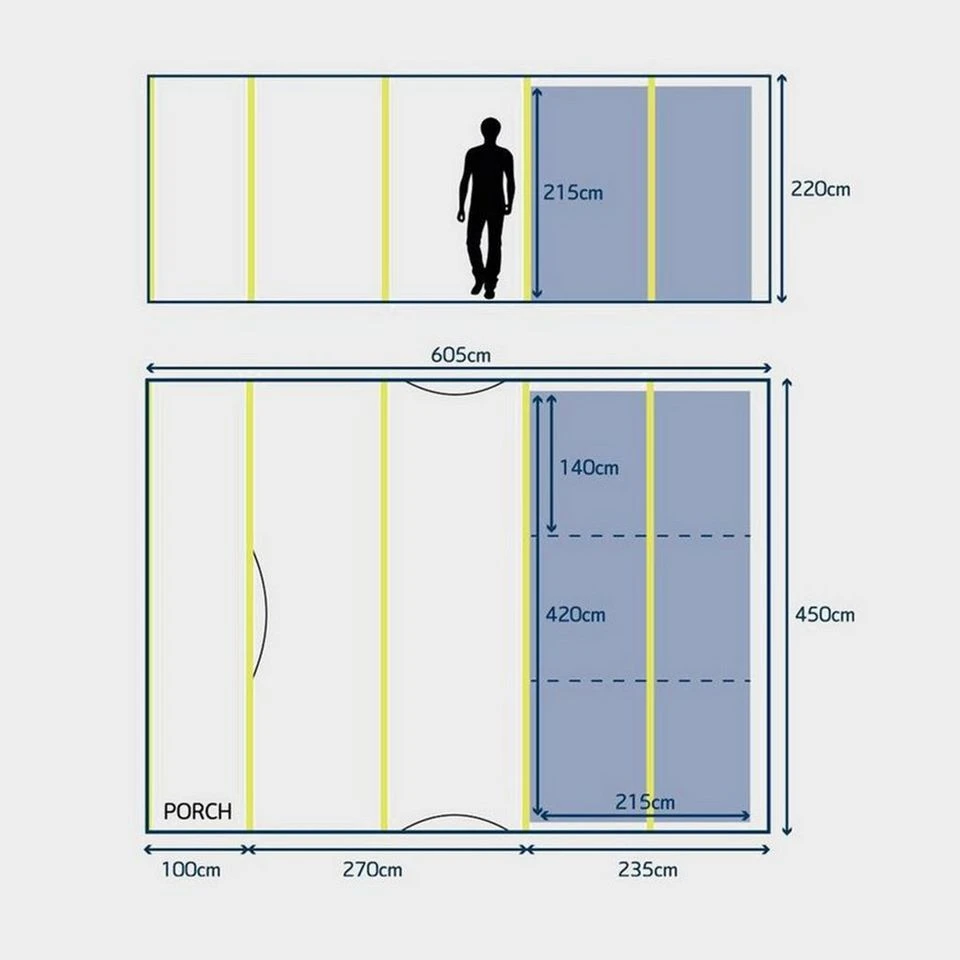 Berghaus Air 6.1 XL Nightfall Tent 4 Berghaus Air 6.1 XL Nightfall Tent - Image 2