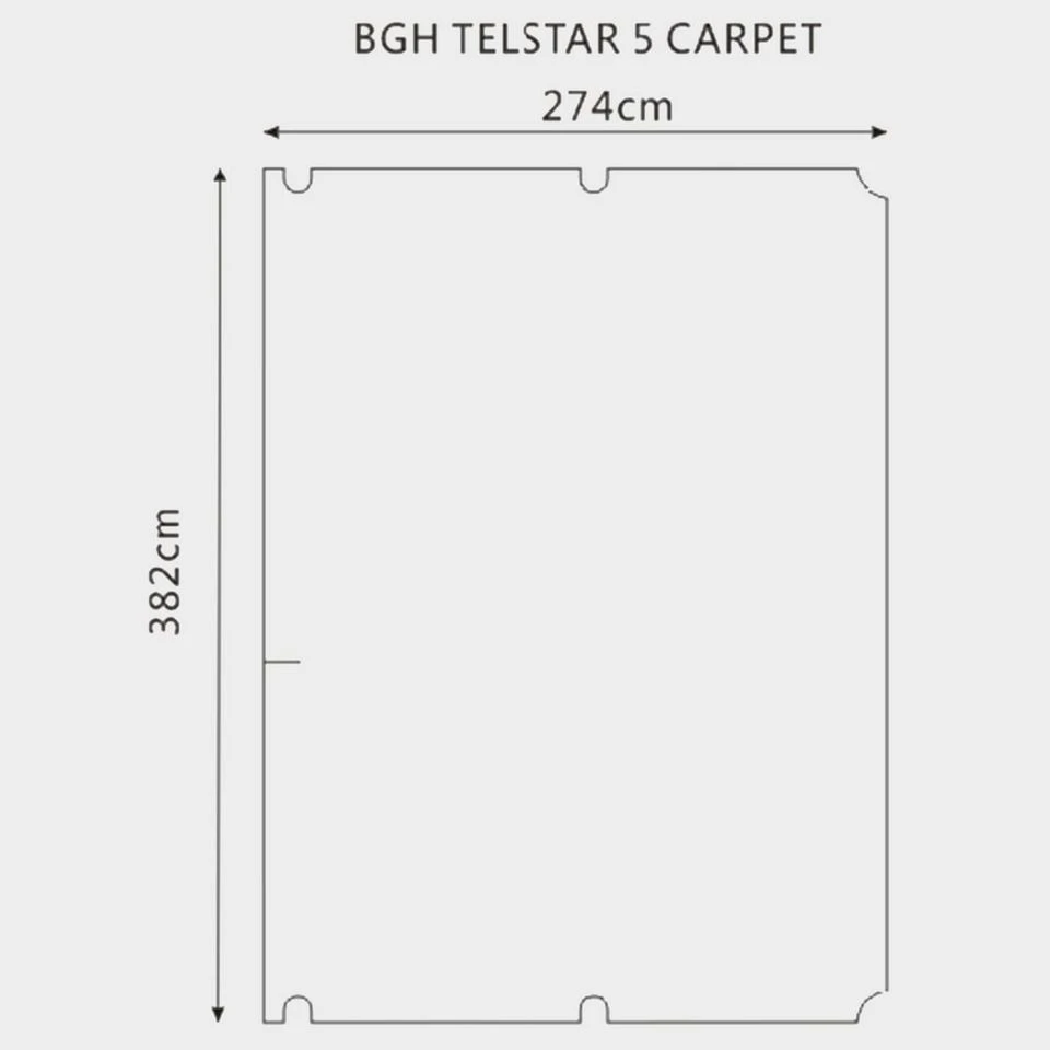 Berghaus Telstar 5 Tent Carpet 4 Berghaus Telstar 5 Tent Carpet - Image 2