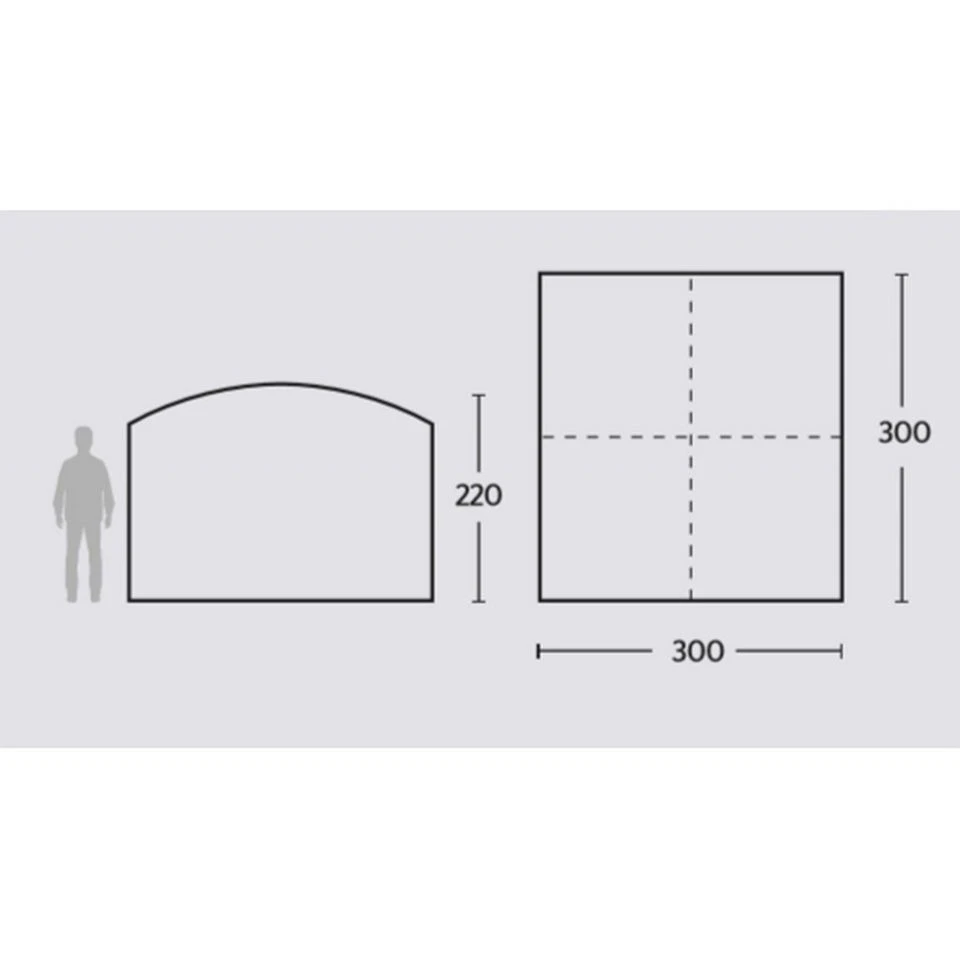 Hi Gear Haven Shelter 300 4 Hi Gear Haven Shelter 300 - Image 2