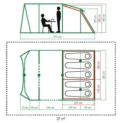 Coleman Mosedale 5 Pro BlackOut Tent -BioLite Shop go 511776 b