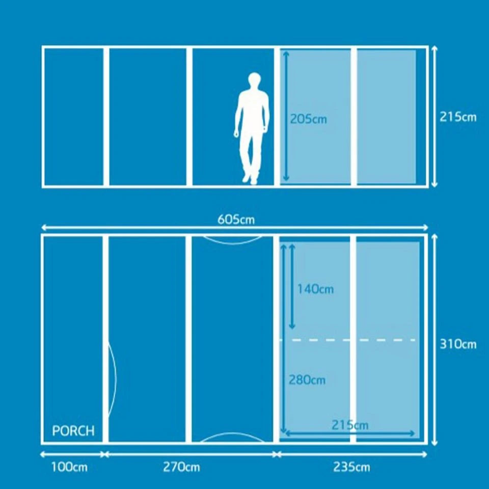 Berghaus Air 4XL Nightfall® Bedroom 4 Berghaus Air 4XL Nightfall® Bedroom - Image 2