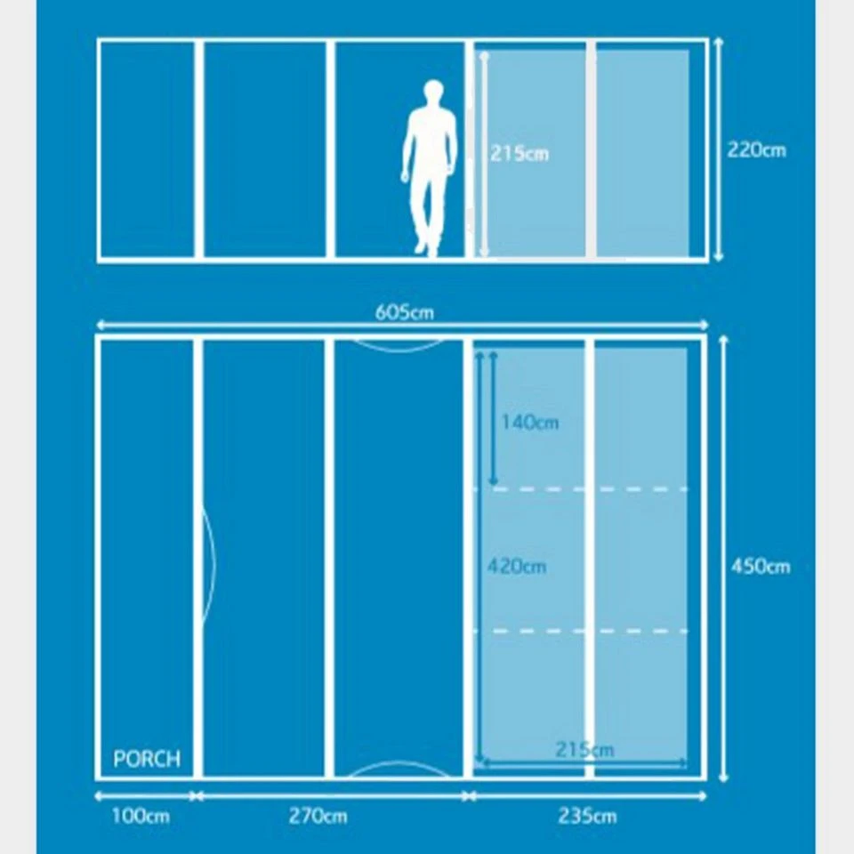 Berghaus Air 6XL Nightfall® Bedrooms 4 Berghaus Air 6XL Nightfall® Bedrooms - Image 2